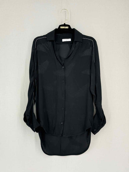 SANDRO Black Jacquard Size Small Outfit Set