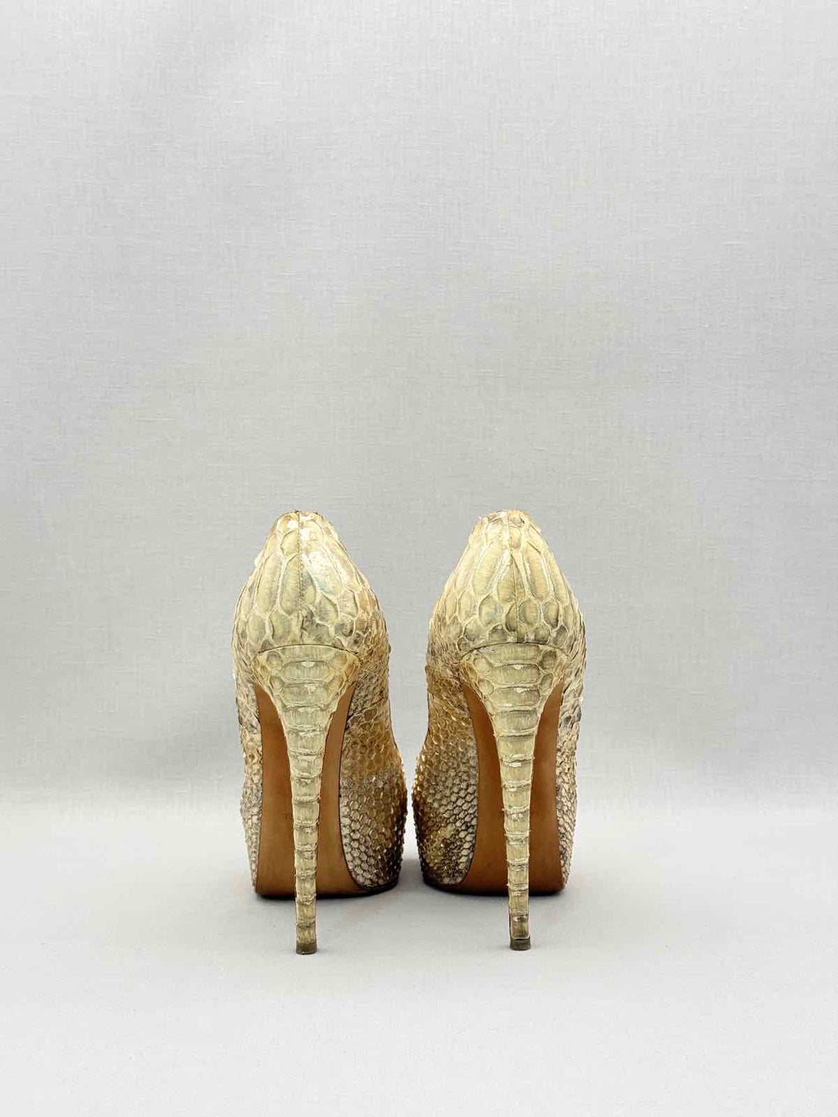ALEXANDER BIRMAN Open Toe Beige Size EU 37.5 Pumps