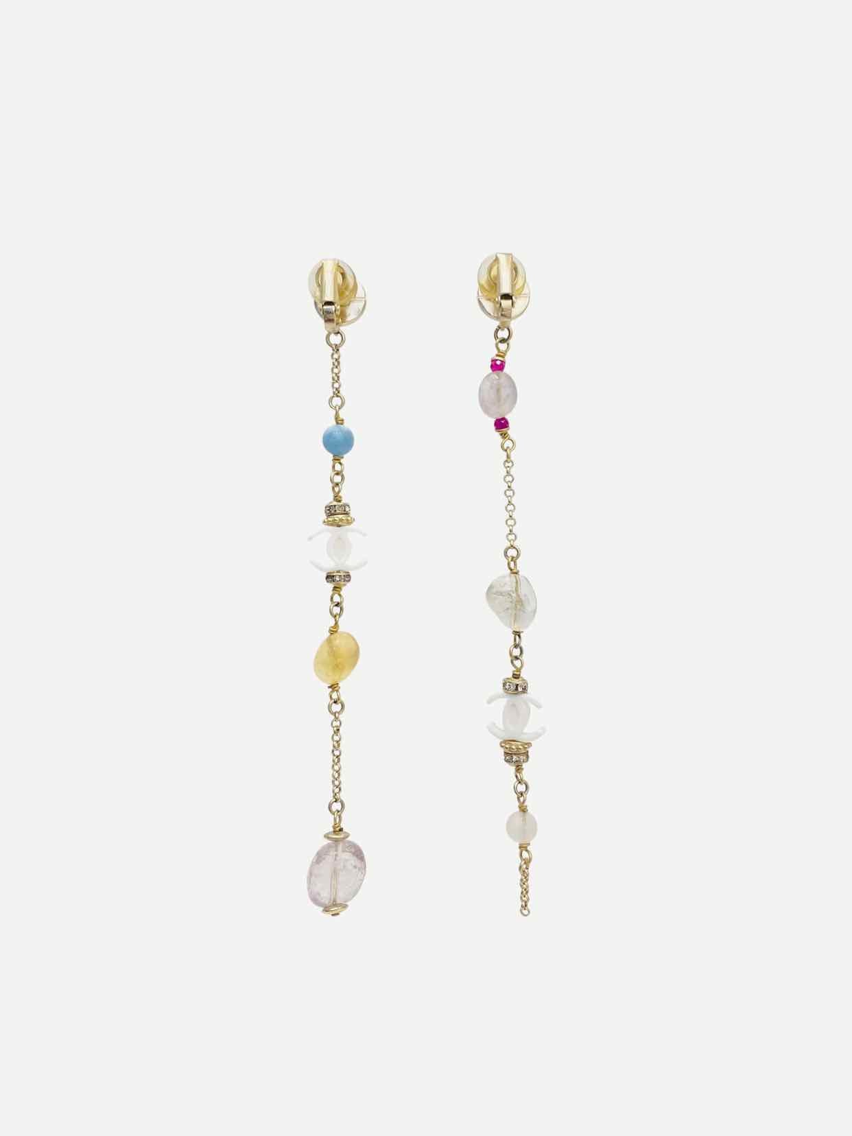 CHANEL CC Fashion Earrings & Necklace