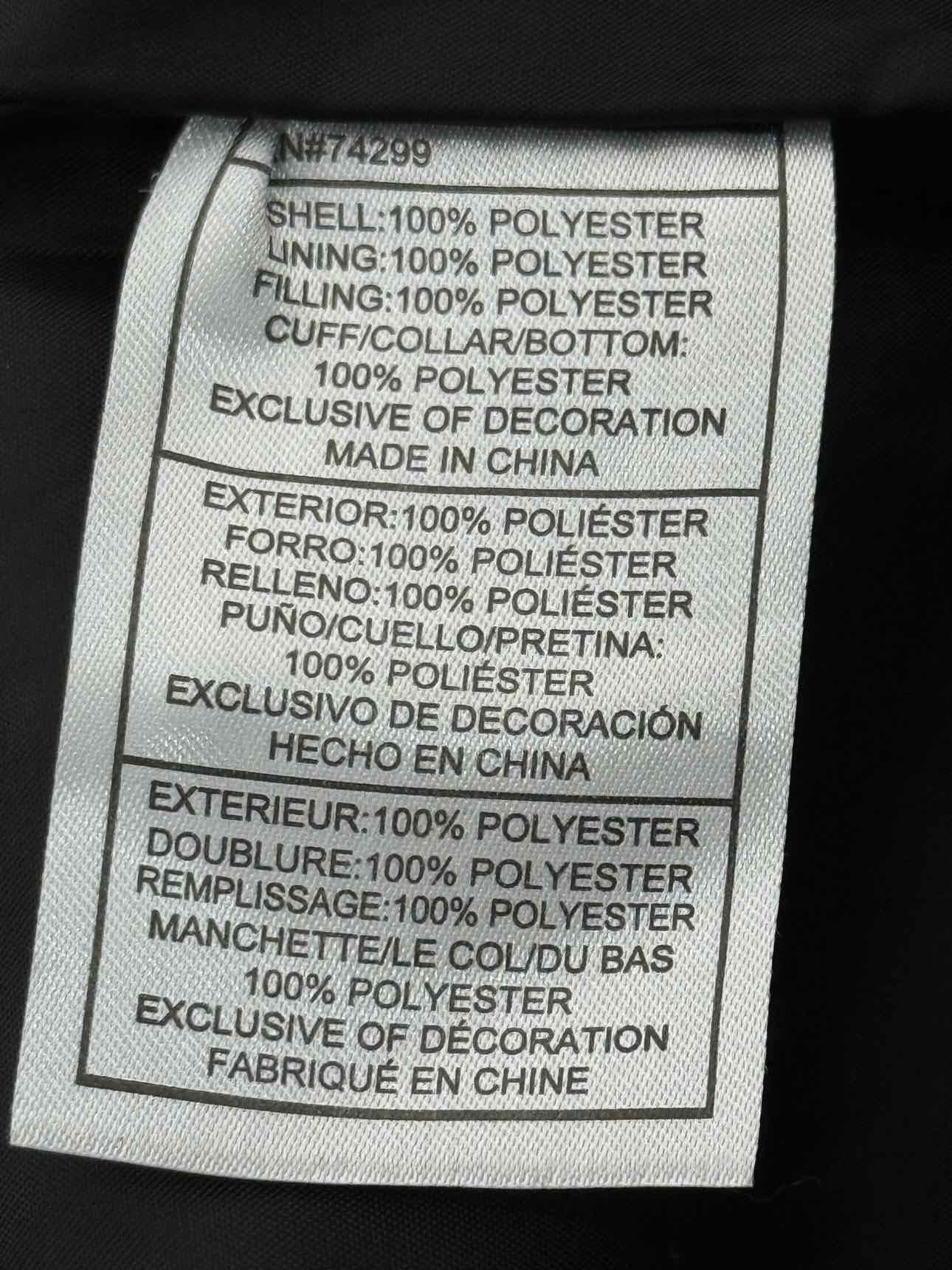 ROCOWEAR Moto Black Size Large Jacket