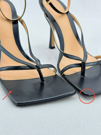 BOTTEGA VENETA Black Size EU 40 Heeled Sandals