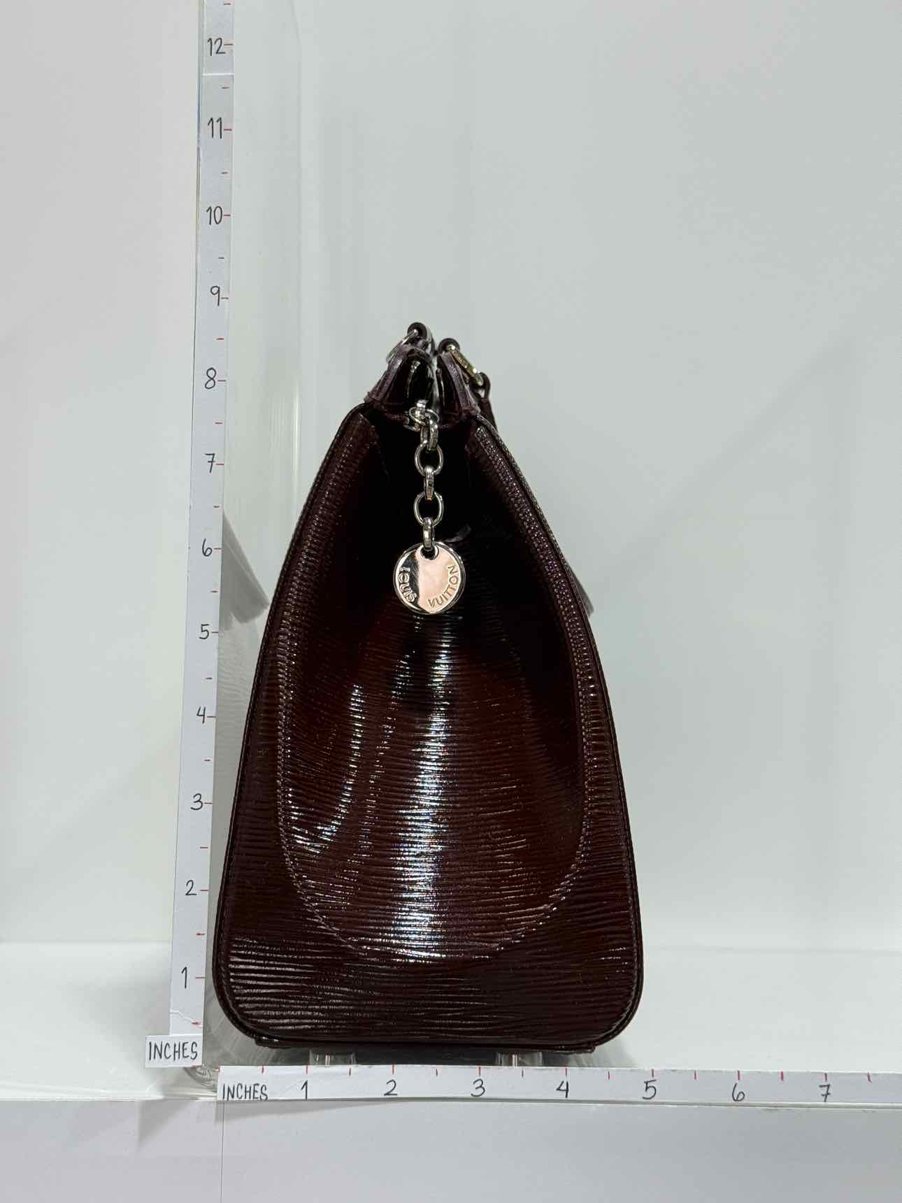 LOUIS VUITTON Brea Burgundy Top Handle