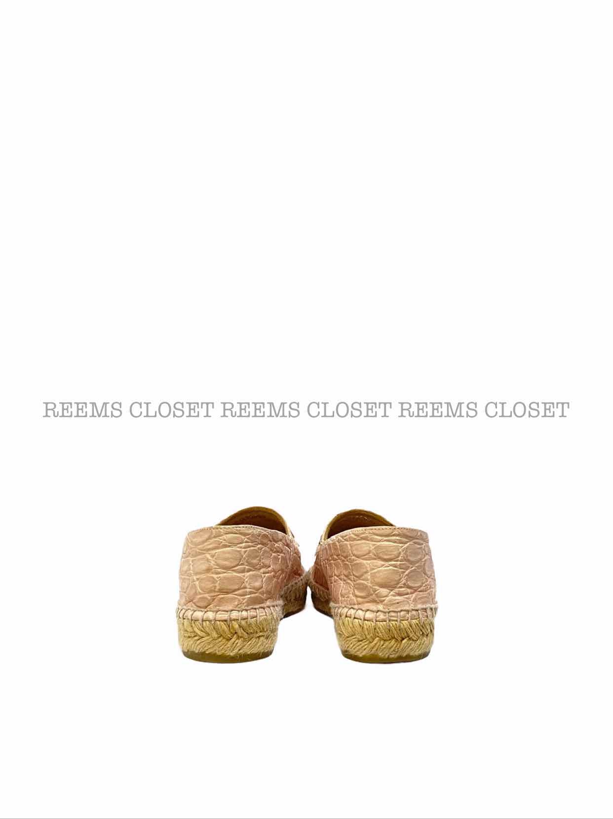 CHANEL Espadrille Pink Size EU 38 Flats