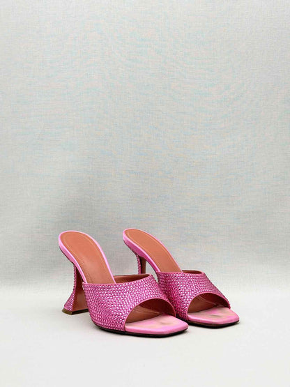 AMINA MUADDI Lupita Pink Size EU 38 Mules