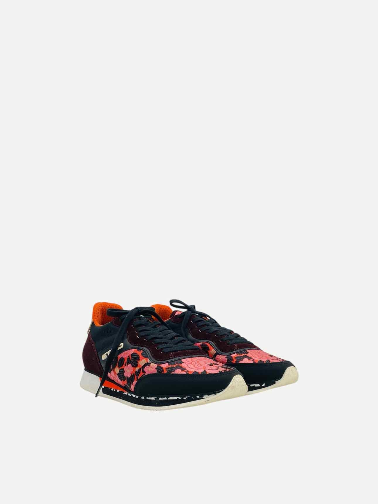 ETRO Plum Multicolor Printed Sneakers 40