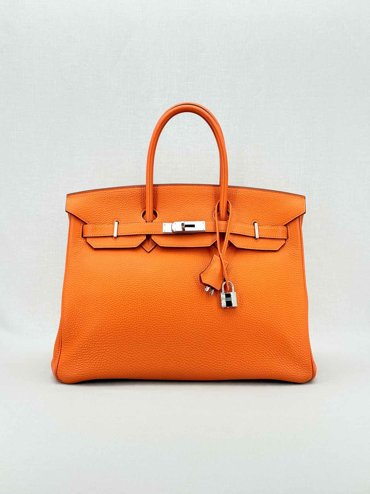 HERMES Birkin Orange Top Handle