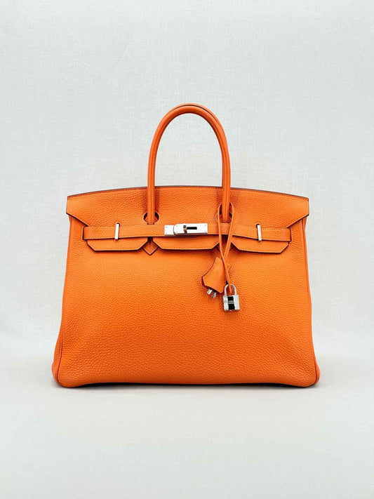 HERMES Birkin Orange Top Handle