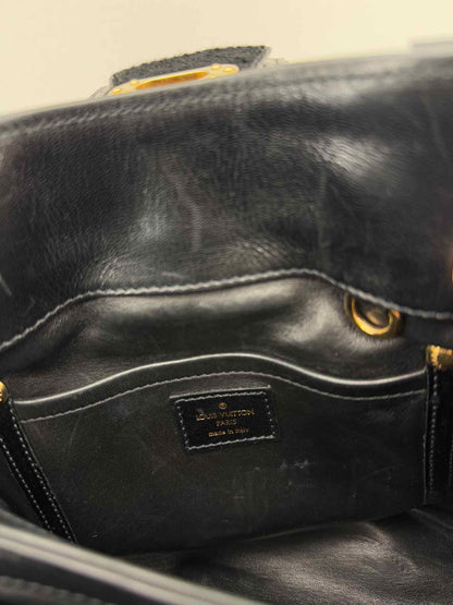 LOUIS VUITTON Limited Edition Black Monogram Top Handle
