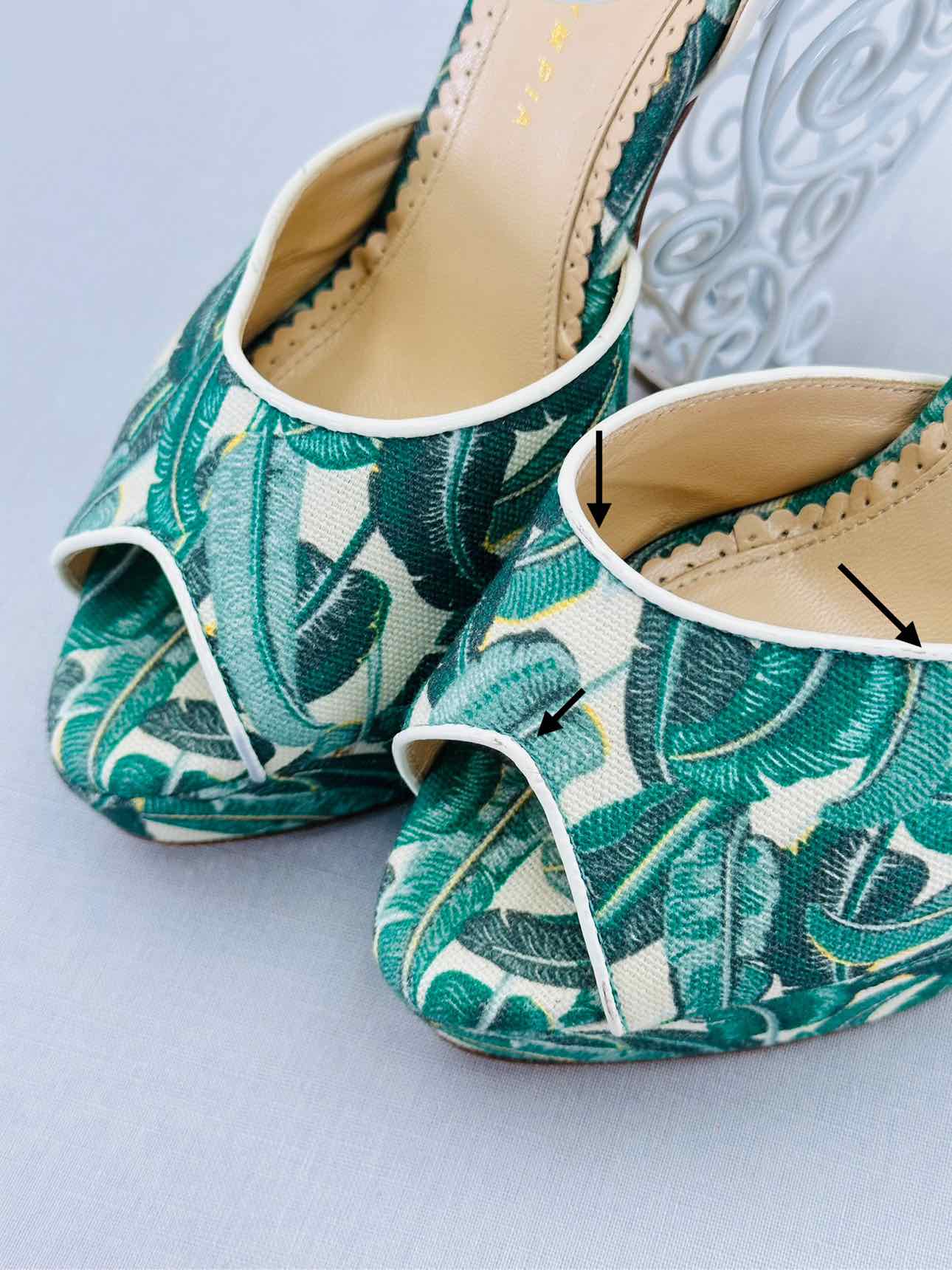 CHARLOTTE OLYMPIA Size EU 38 Heeled Sandals