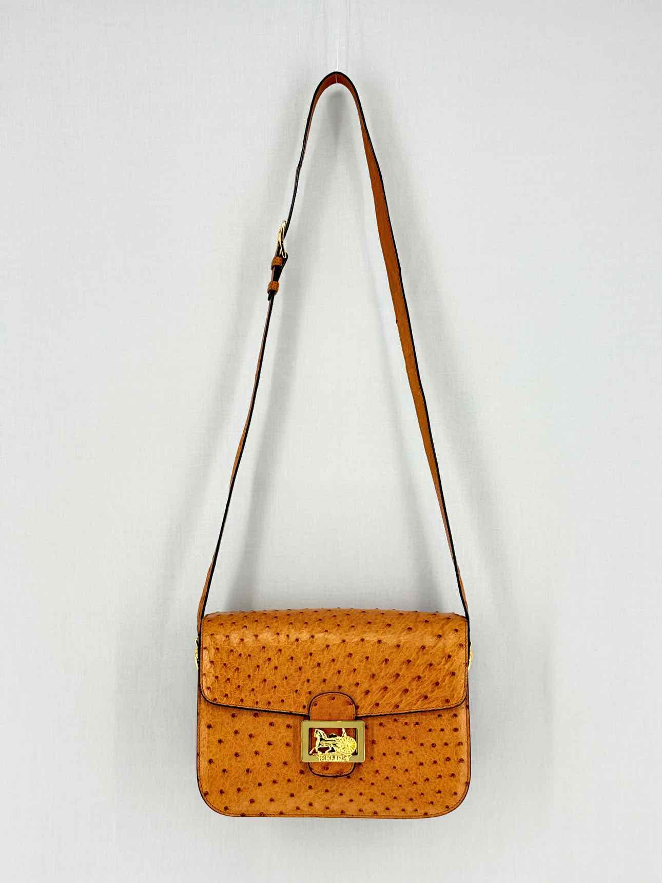 CELINE Vintage Caramel Shoulder Bag