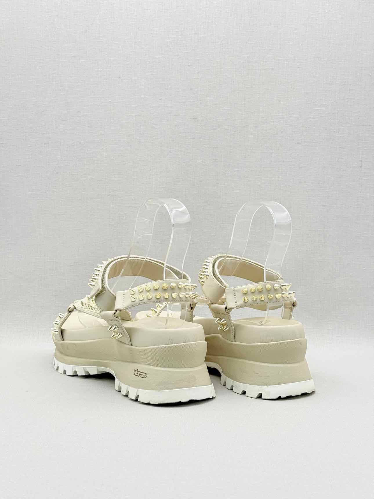 STELLA MCCARTNEY Cream Size EU 40 Platform Sandals