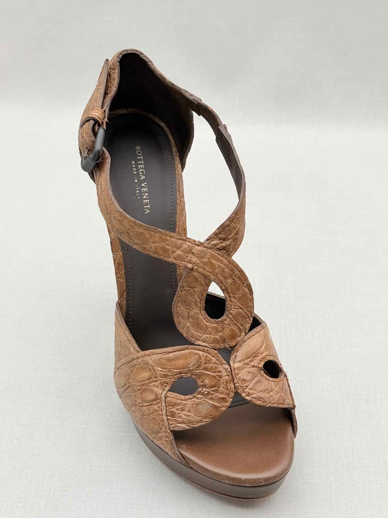 BOTTEGA VENETA Brown Size EU 40 Heeled Sandals