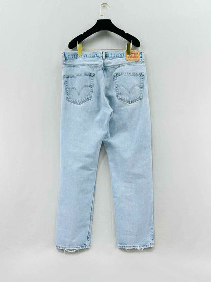 LEVIS Relaxed Fit Pale Blue Size 36 Jeans