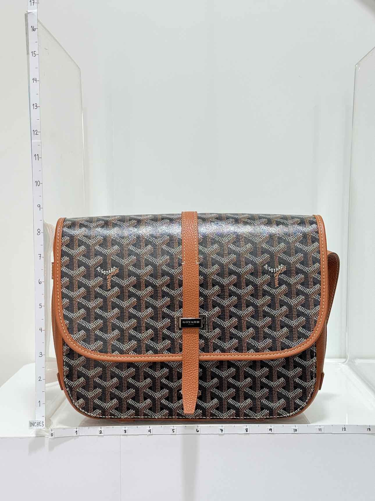 GOYARD Belvedere ll Black & Tan Goryardine Crossbody