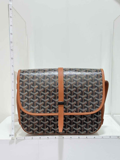 GOYARD Belvedere ll Black & Tan Goryardine Crossbody