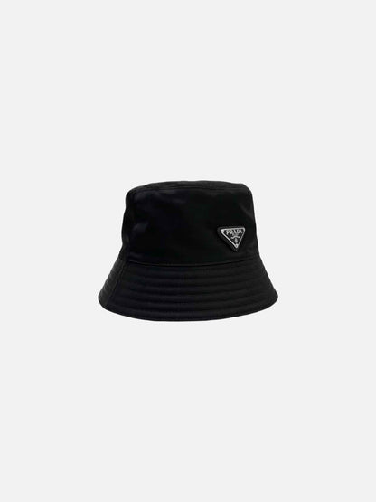 PRADA Re-Nylon Black Bucket Hat