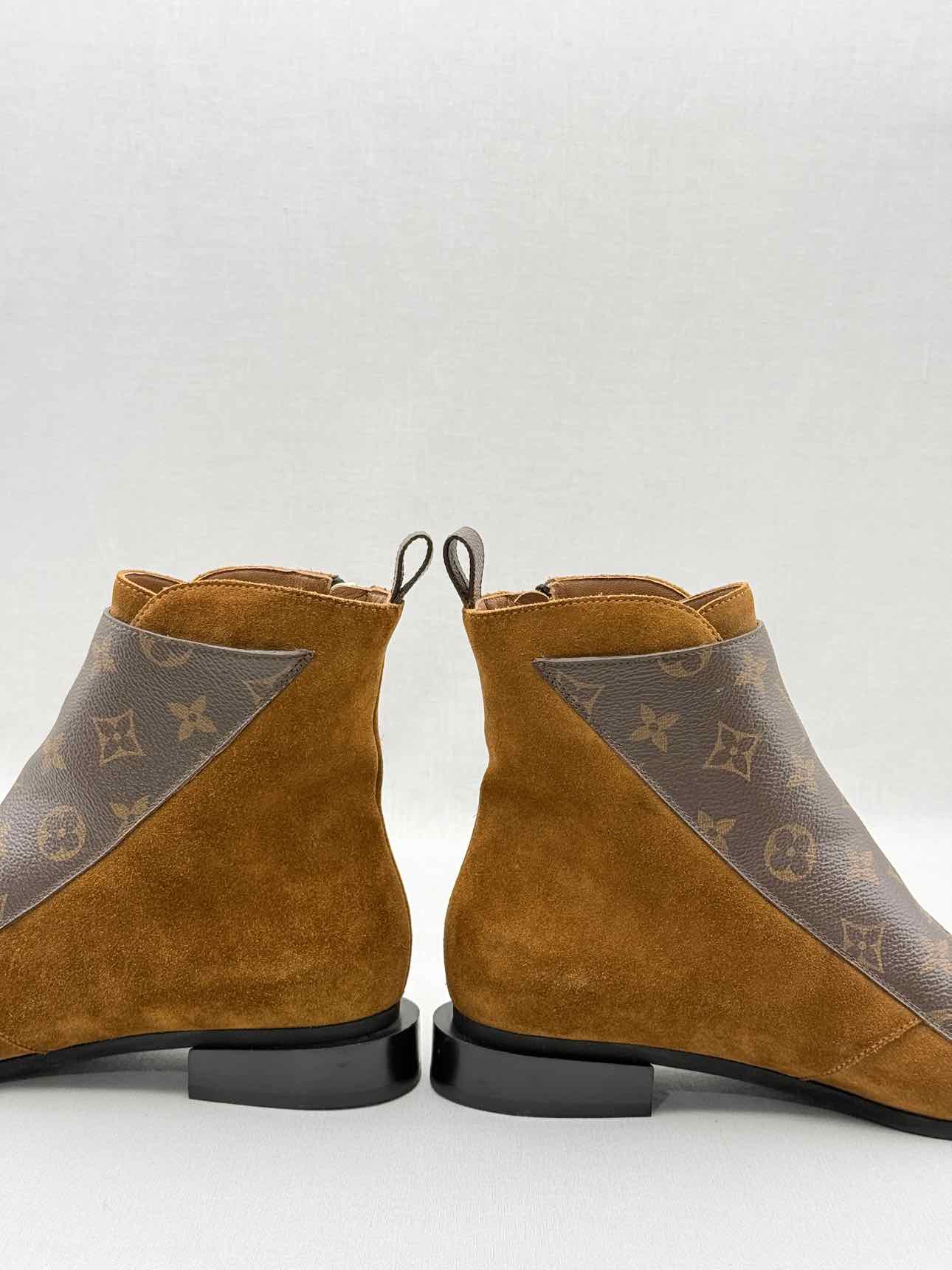 LOUIS VUITTON Jumble Brown Size EU 38.5 Ankle Boots