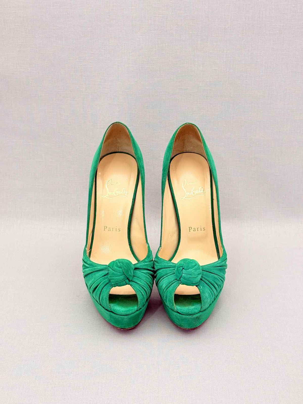 CHRISTIAN LOUBOUTIN Greissimo Green Size EU 38 Pumps