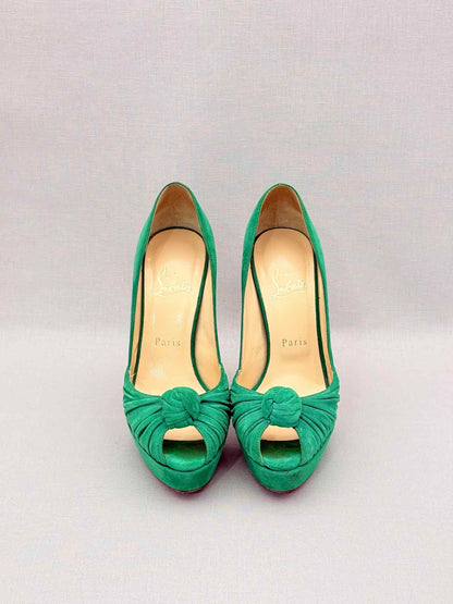 CHRISTIAN LOUBOUTIN Greissimo Green Size EU 38 Pumps