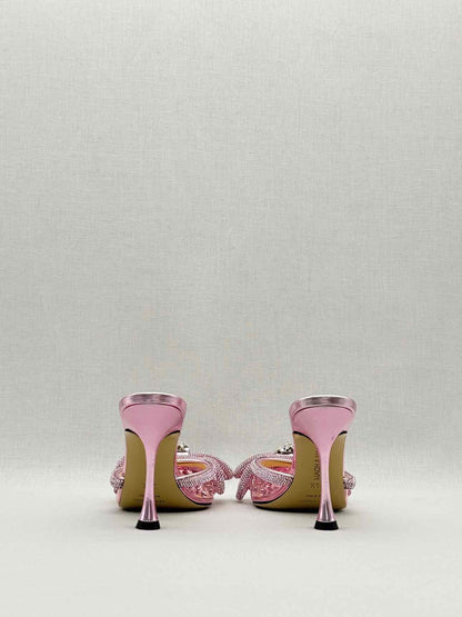 MACH & MACH Double Bow Pink Size EU 36.5 Mules