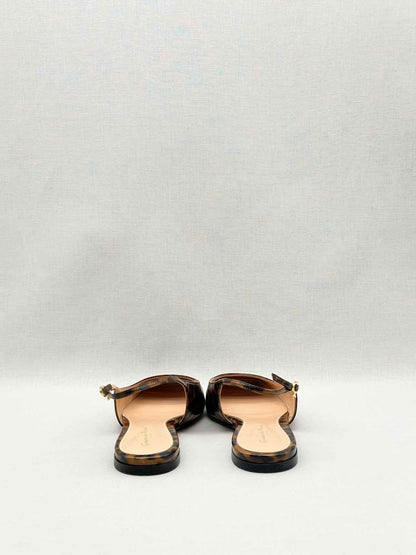 GIANVITO ROSSI Brown & Black Size EU 39 Ballet Flats