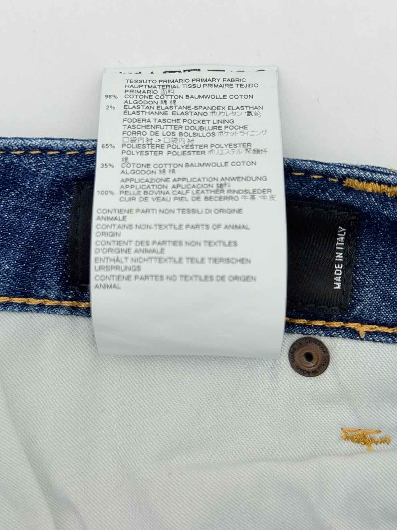 DSQUARED2 Blue Distressed Size 25 Jeans