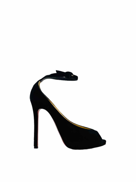 CHRISTIAN LOUBOUTIN Black Ankle Strap