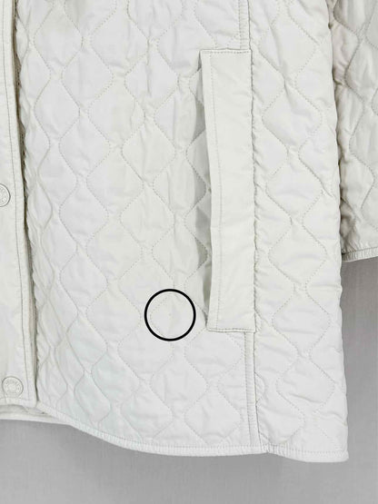 HERMES Off-white Quilted Size US 2 Jacket