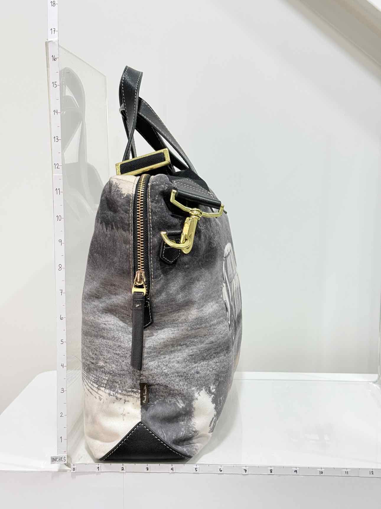 PAUL SMITH Carry on Grey Multicolor Top Handle