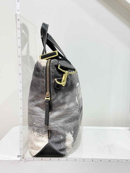 PAUL SMITH Carry on Grey Multicolor Top Handle