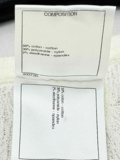 CHANEL 2014 Cream Size US 8 Top