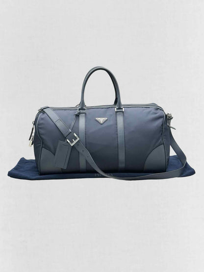 PRADA Weekender Navy Blue Duffel bag