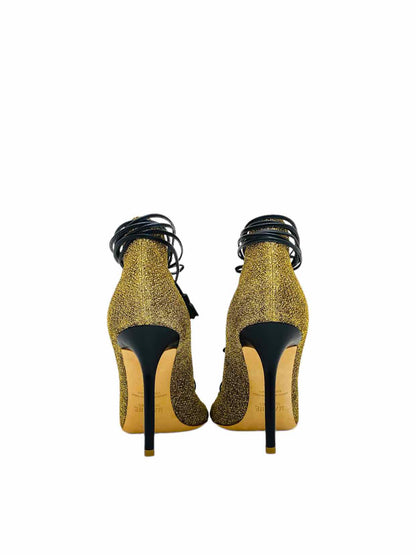 MALONE SOULIERS Gold Heeled Sandals 38.5