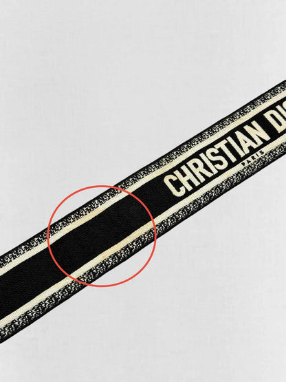 CHRISTIAN DIOR Ultra Matte Black Saddle Bag