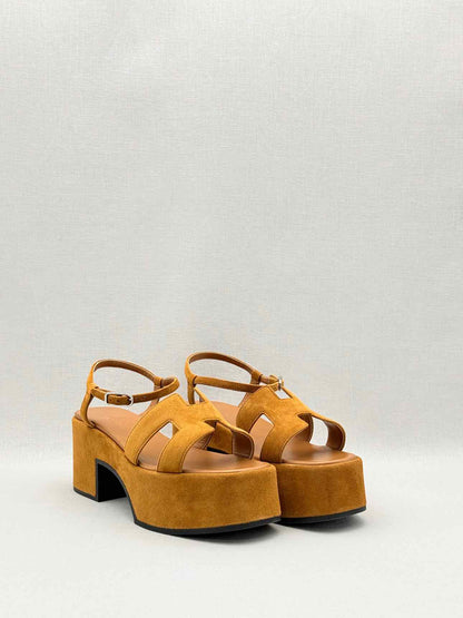 HERMES Jam 30 Natural Size EU 37 Wedges