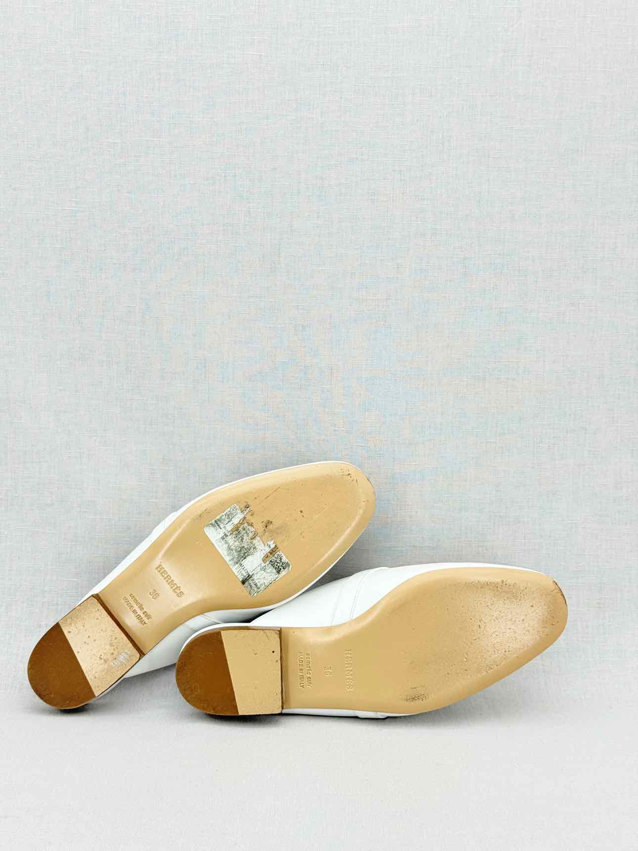 HERMES Oz White Size EU 36 Mules