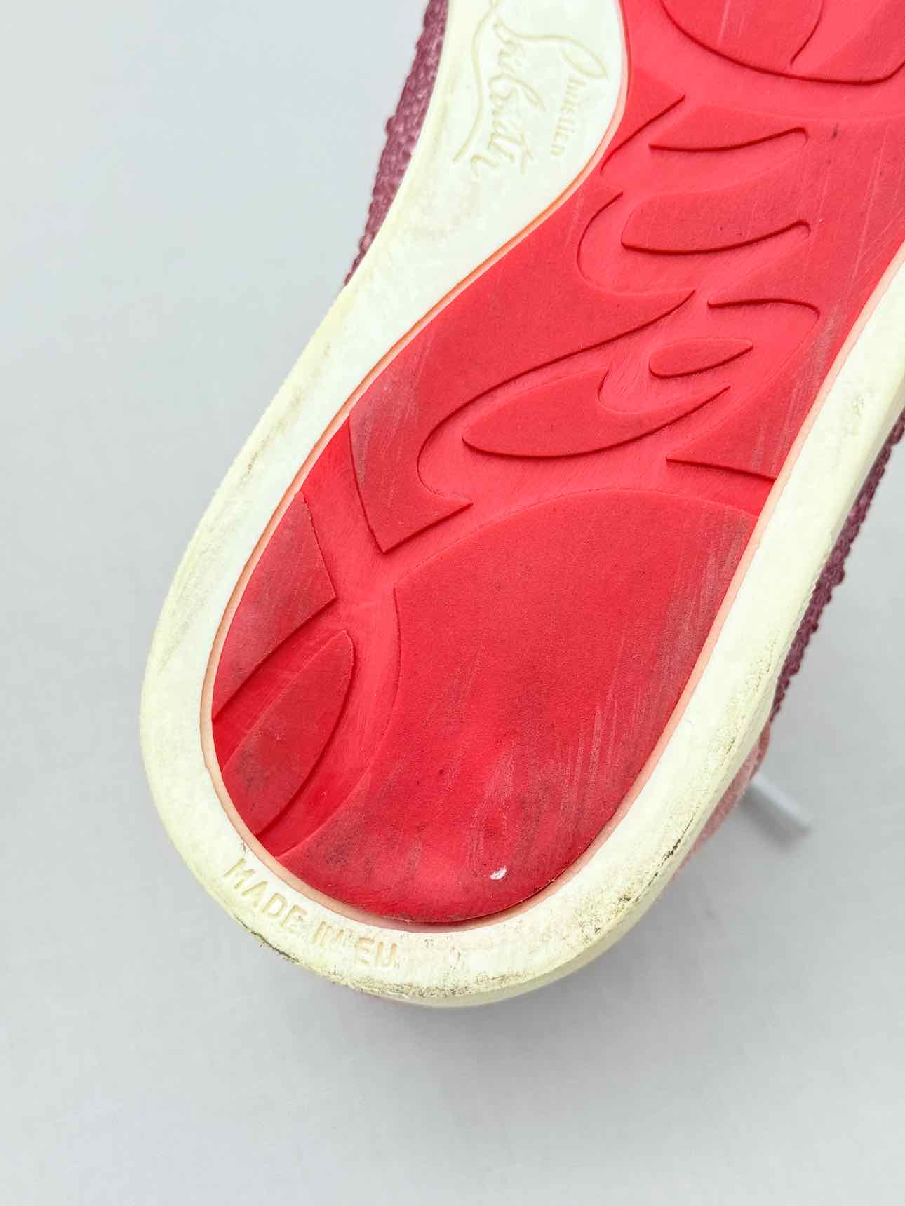 CHRISTIAN LOUBOUTIN Hi Top Pink Size EU 38 Sneakers