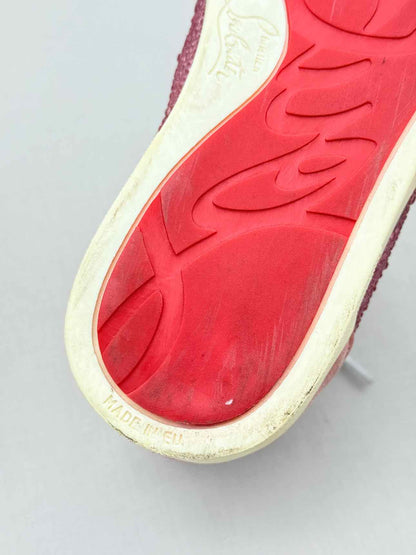 CHRISTIAN LOUBOUTIN Hi Top Pink Size EU 38 Sneakers