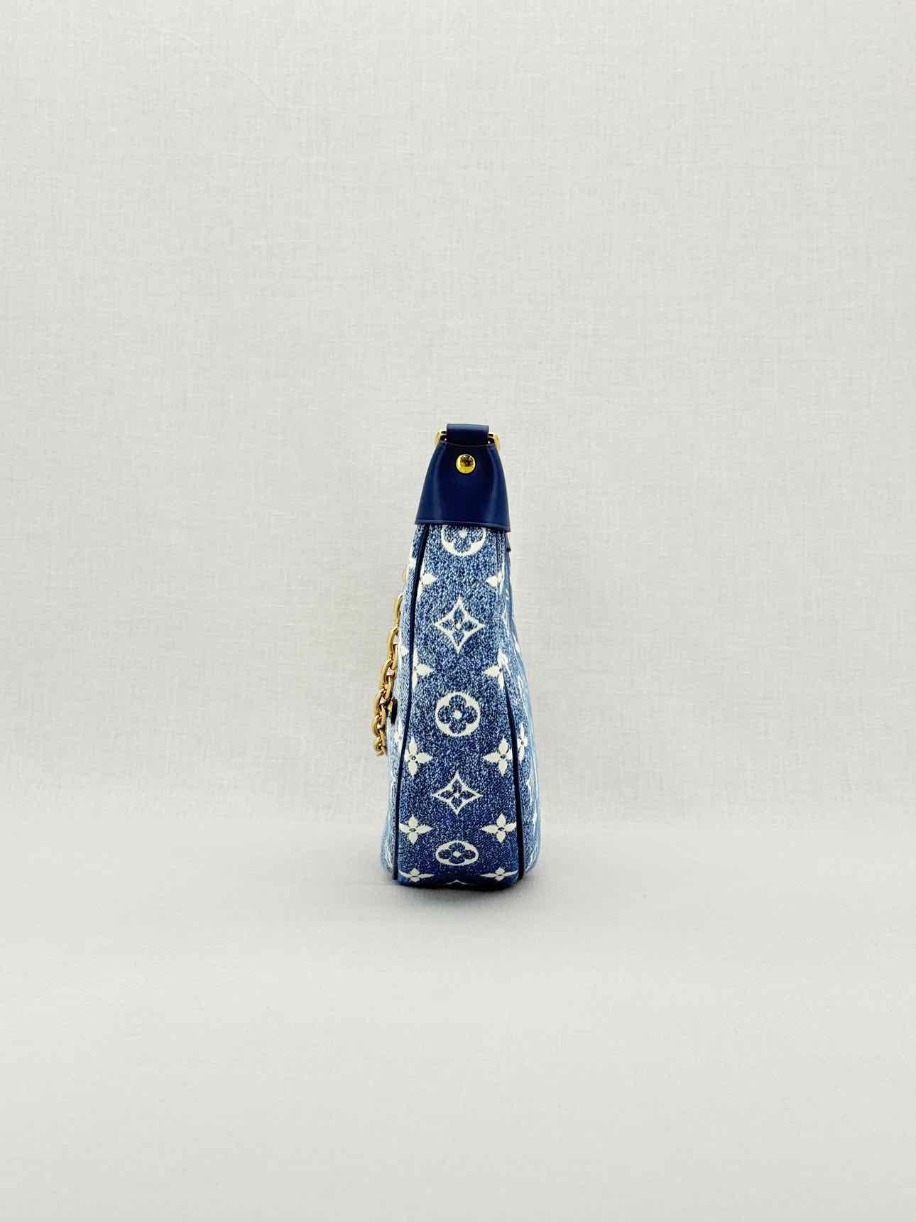 LOUIS VUITTON Loop Blue Monogram Shoulder Bag