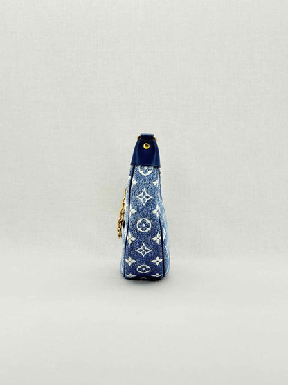 LOUIS VUITTON Loop Blue Monogram Shoulder Bag