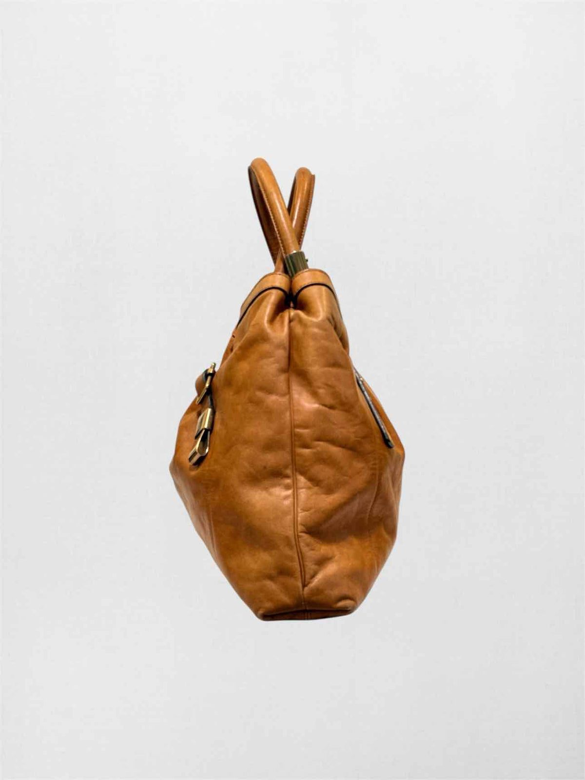 CHLOE Victoria Tan Tote Bag