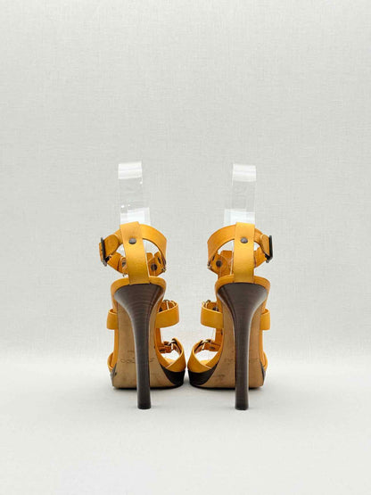 JIMMY CHOO Mustard Size EU 37 Heeled Sandals