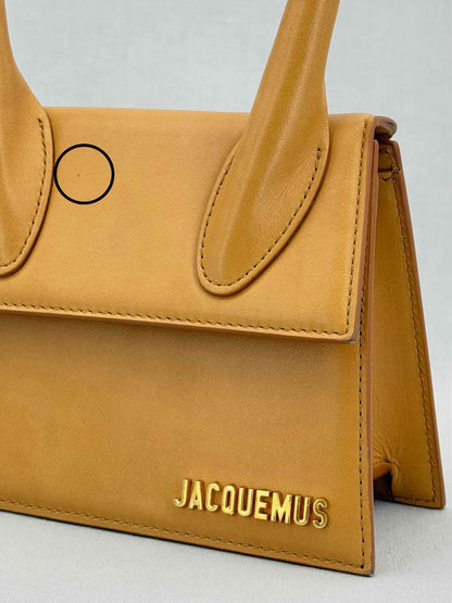 JACQUEMUS Le Chiquito Camel Top Handle