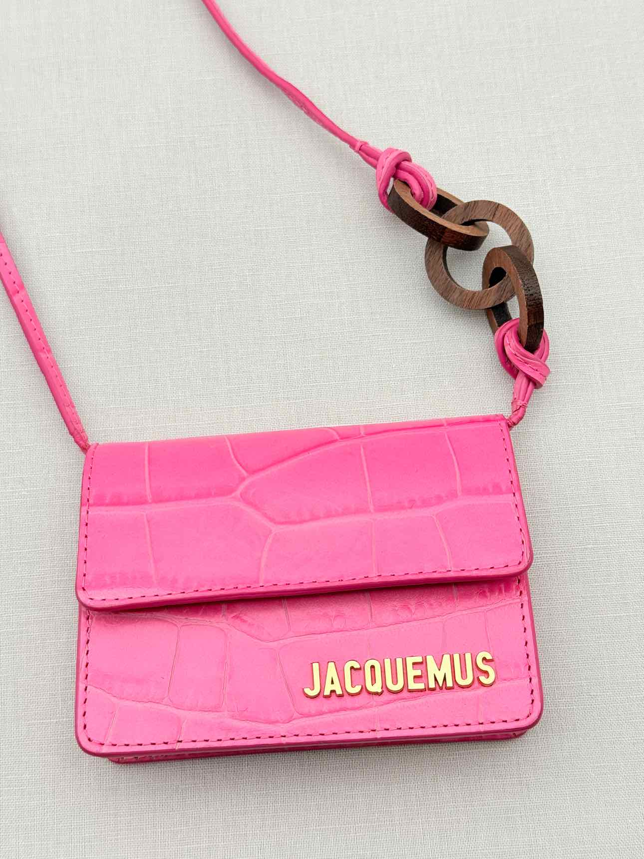 JACQUEMUS Le Riviera Pink Shoulder Bag