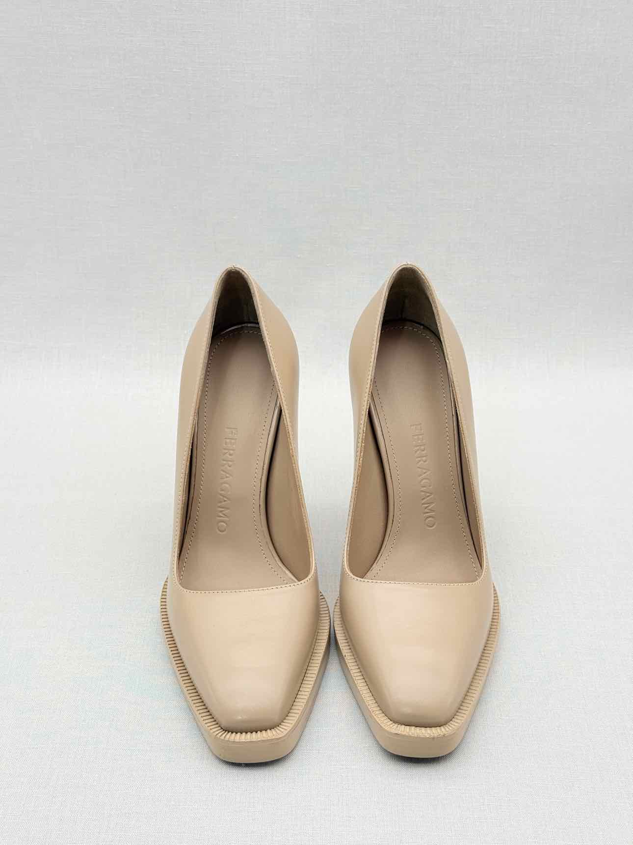 FERRAGAMO Anser Beige Size EU 35 Pumps
