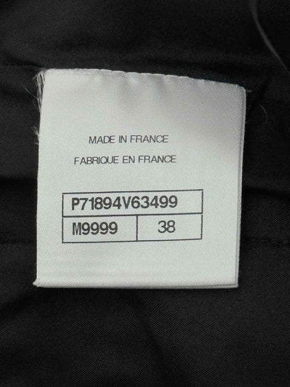 CHANEL Black Tweed Size US 6 Mini Skirt