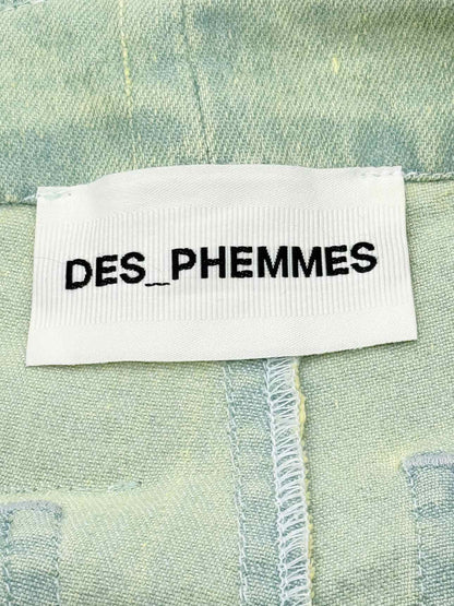 DES_PHEMMES Green Crystal Embellished Size 30 Jeans