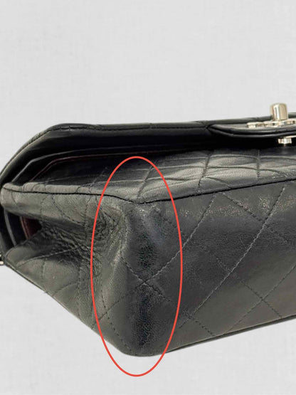 CHANEL Classic Double Flap Black Quilted Shoulder Bag