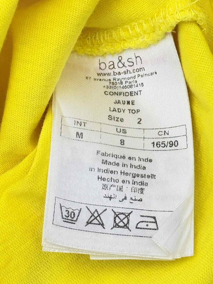 BA&SH Yellow Size US 8 Top
