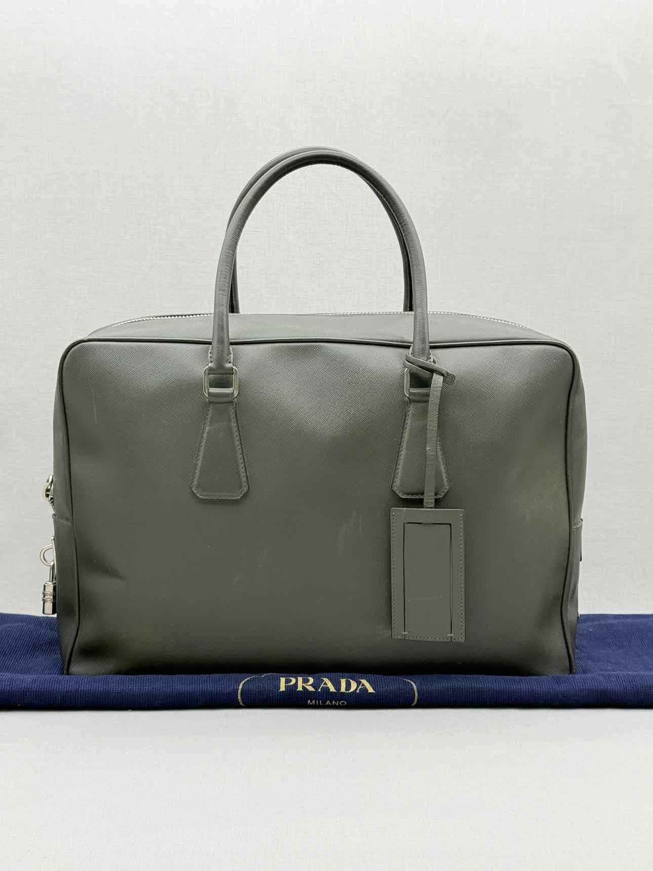 PRADA Khaki Briefcase